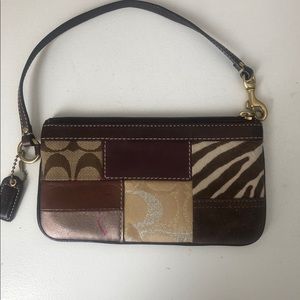 Coach Patchwork Wristlet